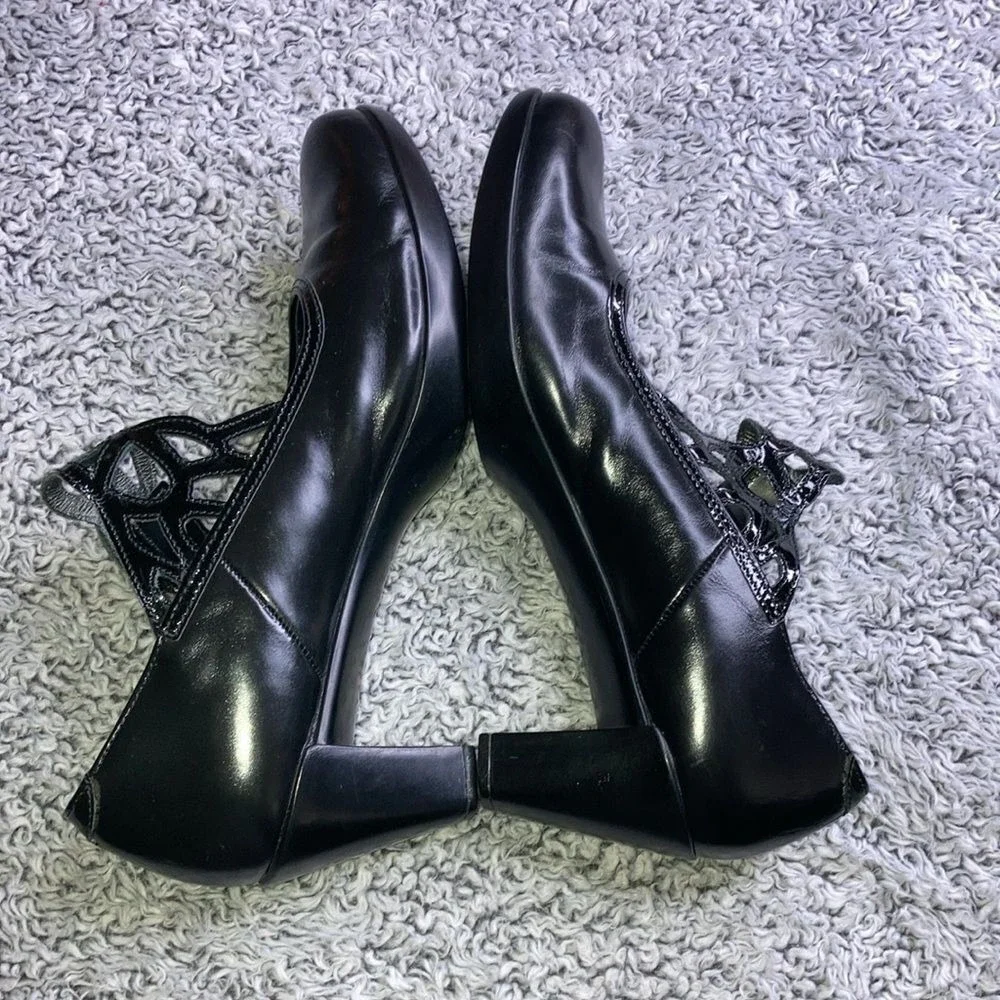 NAOT 9 Luma Black Leather Mary Jane shoes